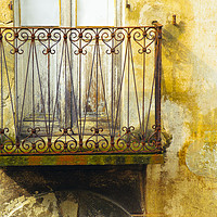 Buy canvas prints of Balcony, Varzo by Jon Sparks