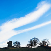 Buy canvas prints of Clouds over Greenhalgh Castle by Jon Sparks