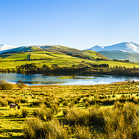 Buy canvas prints of Over Water and Skiddaw by Jon Sparks