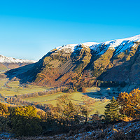 Buy canvas prints of Blencathra and St John’s in the Vale by Jon Sparks