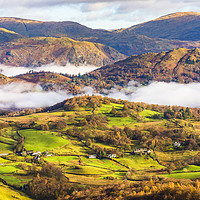 Buy canvas prints of Little Langdale autumn by Jon Sparks