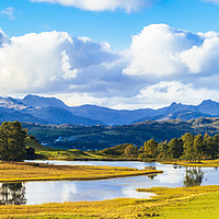 Buy canvas prints of Wise Een Tarn panorama by Jon Sparks