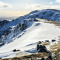 Buy canvas prints of Winter on Great How Crags by Jon Sparks