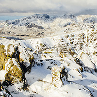 Buy canvas prints of Swirl How summit panorama by Jon Sparks
