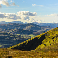 Buy canvas prints of Between Souther Fell and Blencathra by Jon Sparks