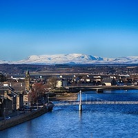 Buy canvas prints of Spectacular cityscape in Inverness by Alexandru Razvan