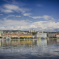 Buy canvas prints of Rijeka harbour by Alexandru Razvan