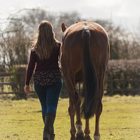 Buy canvas prints of Taking a walk by Ben Delves