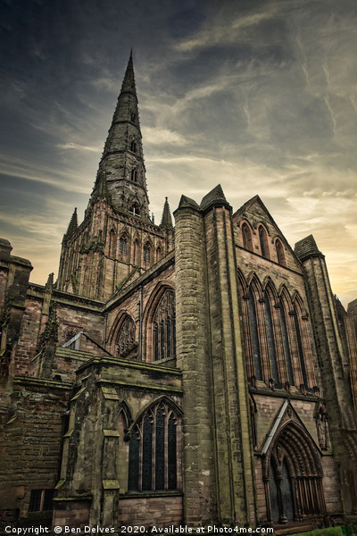 The Divine Lichfield Cathedral Picture Board by Ben Delves