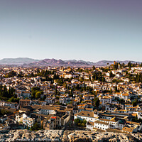 Buy canvas prints of Majestic View of a Spanish Town by Ben Delves