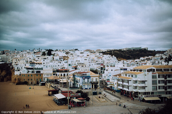Serene Charm of Albufeira's Old Town Picture Board by Ben Delves