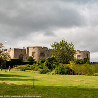 Buy canvas prints of Chirk Castle and gardens by Ben Delves