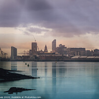 Buy canvas prints of Liverpool Skyline by Ben Delves