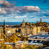 Buy canvas prints of Edinburgh from Edinburgh Castle by Ben Delves