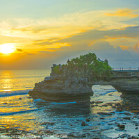 Buy canvas prints of Sunset over Tanha Lot by Madhurima Ranu