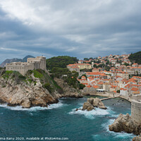 Buy canvas prints of View from the old city walls, Dubrovnik by Madhurima Ranu
