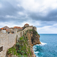 Buy canvas prints of View from the old town city walls in Dubrovnik by Madhurima Ranu