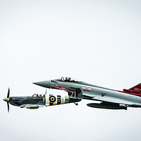 Buy canvas prints of Typhoon and Spitfire by Lukasz Lukomski