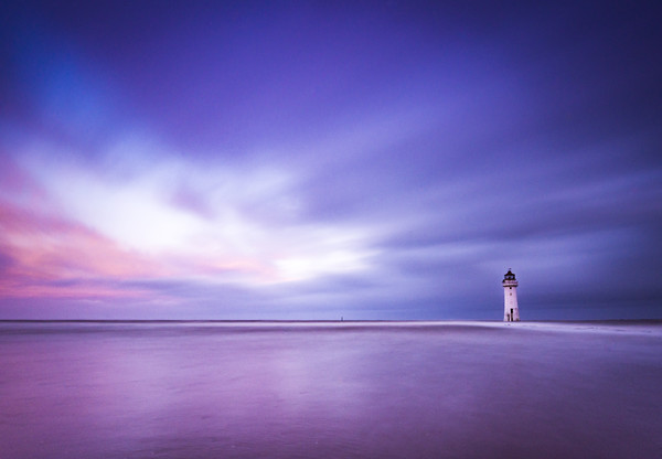 New Brighton lighthouse Picture Board by Lukasz Lukomski