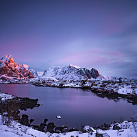 Buy canvas prints of Sunrise in Lofoten by Lukasz Lukomski