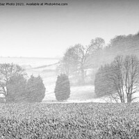 Buy canvas prints of Snow Storm over Marshside fields by GadgetGaz Photo