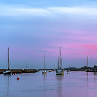 Buy canvas prints of A Serene Evening on Wells Harbour by Heidi Hennessey