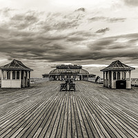 Buy canvas prints of The Unusual Sight of a Lampless Cromer Pier by Heidi Hennessey