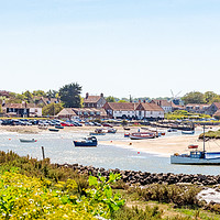 Buy canvas prints of Serene Summer View of Burnham Overy Staithe by Heidi Hennessey