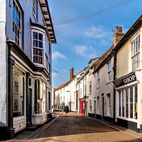 Buy canvas prints of Charming Victorian Street in Cromer by Heidi Hennessey