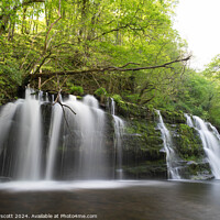 Buy canvas prints of Gentle Waterfall by Kevin Arscott