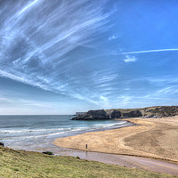 Buy canvas prints of Broadhaven Bay, Pembrokeshire, West Wales by Kevin Arscott