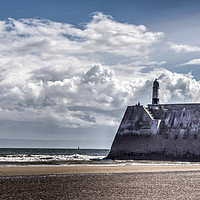 Buy canvas prints of Porthcawl Lighthouse, South Wales by Kevin Arscott
