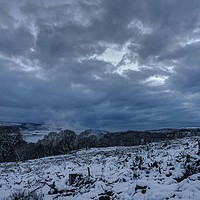 Buy canvas prints of Cold winter afternoon, Brecon National Park, Wales by Kevin Arscott