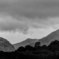 Buy canvas prints of Dolbadarn Castle, Snowdonia by Kevin Arscott