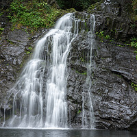 Buy canvas prints of Waterfall, Snowdonia by Kevin Arscott
