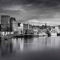 Buy canvas prints of The Shore, Leith Docks by Gair Brisbane