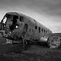 Buy canvas prints of Wreck of US Navy DC-3, Sólheimasandur, Iceland by Gair Brisbane