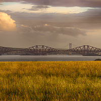 Buy canvas prints of Two Sheep and Three Forth Bridges by Keith Rennie