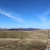 Buy canvas prints of Trig Point on Lank Rigg by Lady Gail Bowman