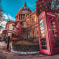 Buy canvas prints of St Paul Cathedral HDR by Dominik Piska