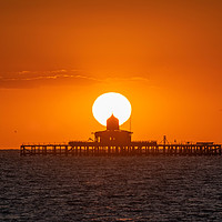 Buy canvas prints of Herne Bay Sunset by Pete Stanley 