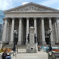 Buy canvas prints of The Royal Exchange by Simon Hill