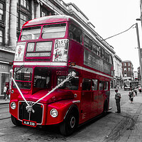 Buy canvas prints of Iconic London Bus in Nottingham by Simon Hill