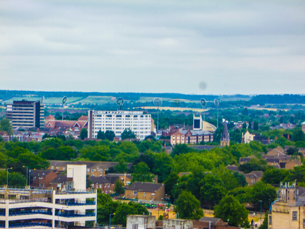The Skyline of Nottingham Picture Board by Simon Hill