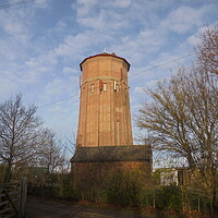 Buy canvas prints of The Water Tower at Linton by Simon Hill