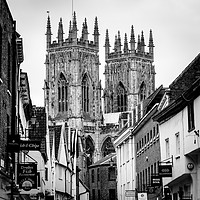 Buy canvas prints of York Minster Towers by Andrew Shaw
