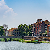 Buy canvas prints of Rustic Town outside of Florence, Italy by Andrew Shaw