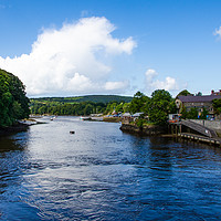 Buy canvas prints of River View, Cardigan Wales by Andrew Shaw