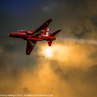 Buy canvas prints of Red Arrow by Peter Anthony Rollings