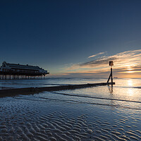 Buy canvas prints of Sunrise In Cleethorpes by Peter Anthony Rollings